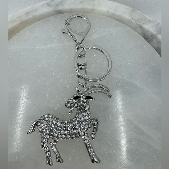 2/$20 Big Sparkly Ibex Mountain Goat Keychain - Picture 8 of 8